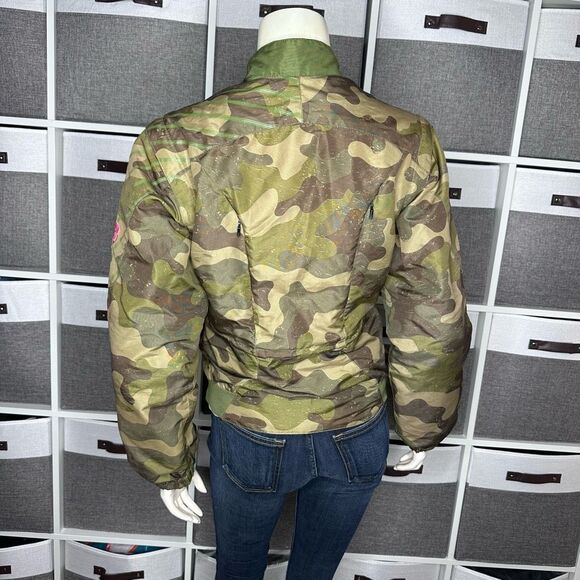 Fox Dakota Green Camo/ Pink Racing Jacket Size Small - Picture 2 of 16